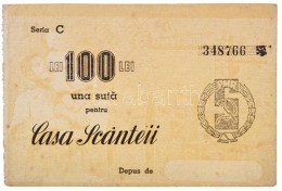 Románia / Bukarest ~1952-1956. 'Scanteia-ház (Szabad Sajtó Háza)' Részjegy 100L... - Zonder Classificatie