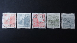 Yugoslavia - 1980/81 - Mi:1843C,1878A,1879C,1880-1A O - Look Scan - Used Stamps