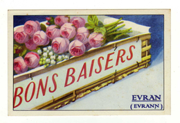 Cpsm Bons Baisers EVRAN - Evran