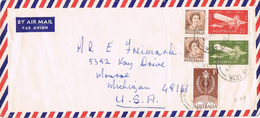 24069. Carta Aerea PALMYRA (W. Australia) 1951. Remitida De Mt. Pleasant - Lettres & Documents