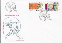 3RD MILLENNIUM, 21ST CENTURY, DISCOVERIES, COVER FDC, 1999, ROMANIA - FDC