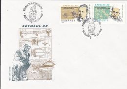 3RD MILLENNIUM, 21ST CENTURY, DISCOVERIES, COVER FDC, 1998, ROMANIA - FDC