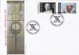 3RD MILLENNIUM, 21ST CENTURY, DISCOVERIES, ACHIEVEMENTS, COVER FDC, 2000, ROMANIA - FDC