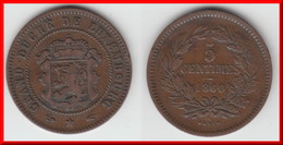 **** LUXEMBOURG - 5 CENTIMES 1860 **** EN ACHAT IMMEDIAT !!! - Luxemburg