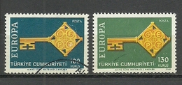 Turkey: 1968 Europa CEPT (Complete Set) - Oblitérés