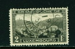 LUXEMBOURG  -  1928  Clervaux  2f  Used As Scan (b) - Oblitérés