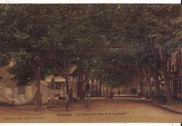 Cpa  Monteux  Le Cours (carte Toillée) - Monteux