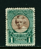 LUXEMBOURG  -  1928  Child Welfare Fund  1f+25c  Used As Scan - Oblitérés