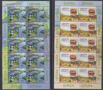 Europa Cept 1999 Lithuania 2v 2 Sheetlets ** Mnh (F6145) Promotion - 1999