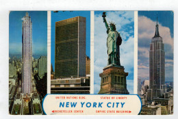 C.P. PICCOLA     NEW  YORK  CITY   VIEWS     2 SCAN  (VIAGGIATA) - Empire State Building