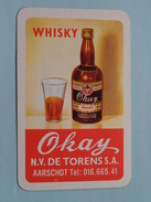 Whisky OKAY N.V. De TORENS Aarschot ( Klaveren 3 ) - ( Details - Zie Foto´s Voor En Achter ) !! - Carte Da Gioco