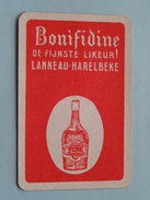 BONIFIDINE De Fijnste Likeur LANNEAU - HARELBEKE ( Klaveren 4 ) - ( Details - Zie Foto´s Voor En Achter ) !! - Carte Da Gioco