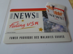 TAPIS SOURIS PUB TABAC   NEWS  FEELING USA   *****   RARE   A   SAISIR ***** - Werbeartikel