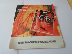 TAPIS SOURIS PUB TABAC   NEWS  NEW MILLENIUM IN AMERICA    *****   RARE   A   SAISIR ***** - Reclame-artikelen