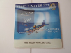 TAPIS SOURIS PUB TABAC   GAULOISES SERIE IMITE ETE   *****   RARE   A   SAISIR ***** - Objets Publicitaires