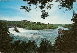 Schaffhausen, Rheinfall Mit Schloss Laufen U. Schlösschen Wörth - Hausen Am Albis 