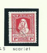 New Zealand Health 1930   Help Promote Health Superb Used Sg545 Vfu - Usados