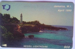 Jamaica J$50  19JAMA  " Negril Lighthouse " - Jamaica