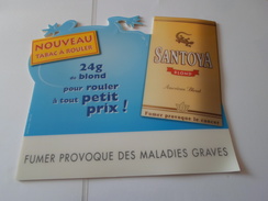 TAPIS DE SOURIS  PUB TABAC  SANTOYA TABAC A ROULER *****  A  SAISIR ***** - Advertising Items