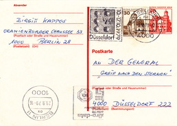 Postkarte Berlin P 103 Mit Zusatzfrankatur MiNr. 534 (ak0612) - Postkaarten - Gebruikt