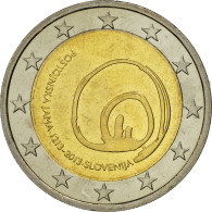 Slovénie, 2 Euro, Postojinska Jama, 2013, SPL, Bi-Metallic - Eslovenia