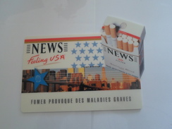 TAPIS SOURIS   PUB TABAC    NEWS  FELING  USA   ****    RARE  A   SAISIR     ****** - Advertising Items