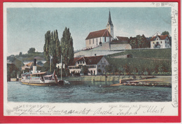 HERRLIBERG, MIT DAMPFSCHIFF, 1902 - Herrliberg