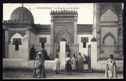 CPA ANCIENNE- ALGÉRIE- ORLEANSVILLE- LA MOSQUÉE VUE DE DERRIERE- TRES GROS PLAN- BELLE ANIMATION - Chlef (Orléansville)