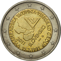 Slovaquie, 2 Euro, Vysehradska Skupina, 2011, SPL, Bi-Metallic - Slowakije
