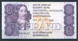 493-Afrique Du Sud Billet De 5 Rand 1989-1990 AA642 - Suráfrica