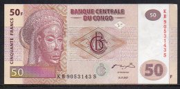 527-Congo 2 Billets De 50 Francs 2007 Et 500 Francs 2010     Neufs - Democratic Republic Of The Congo & Zaire