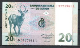 438-Congo Lot De 5 Billets Neufs - República Democrática Del Congo & Zaire