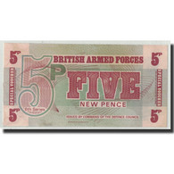 Billet, Grande-Bretagne, 5 New Pence, Undated (1972), KM:M47, SPL - Fuerzas Armadas Británicas & Recibos Especiales