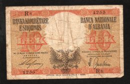 Banconota Albania 10 Lek 1940 Circolata - Albania