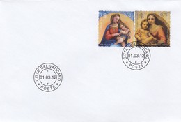 VATICAN - CITTA' DEL VATICANO POSTE  LETTRE 01.03.12 - Storia Postale