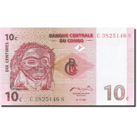 Billet, Congo Democratic Republic, 10 Centimes, 1997, 1997-11-01, KM:82a, NEUF - Repubblica Del Congo (Congo-Brazzaville)