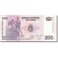 Billet, Congo Democratic Republic, 200 Francs, 2007, 2007-07-31, KM:99a, NEUF - Republic Of Congo (Congo-Brazzaville)