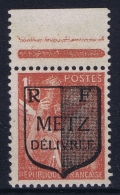 France Liberation: Metz Lorraine Not Used (*) SG Bord De Feuille - Befreiung