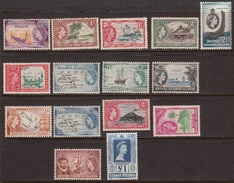 British Solomon Islands 1956-63 Mint No Hinge/mounted, See Notes, Sc# 89-104, SG 82-90,91,91b,92-96 - Iles Salomon (...-1978)