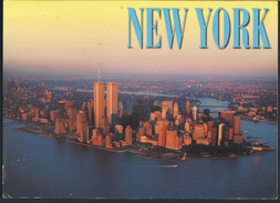 °°° GF190 - USA - NY - NEY YORK WITH TWIN TOWERS - 2000 With Stamps °°° - World Trade Center