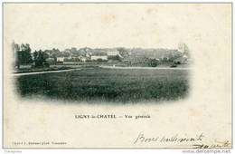 Ligny-le-Chatel - Vue Générale ( Cachet De Les Pieux Manche ) - Ligny Le Chatel