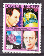 Polynésie PA 161 Premiers Hommes Dans L'espace Gomme Tropicale  Neuf ** MNH Sin Charmela Cote 14.5 - Ozeanien