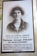 Bertha Demaret, ép Joseph Pirart Bierges 1887 Louvain 1933 - Wavre