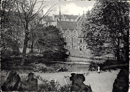 BRUXELLES (1060) : Jardin Et Chapelle De La Congrégation Du Cénacle, Dans Les Années 60. CPSM Rare. - St-Gilles - St-Gillis