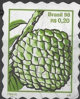 BRAZIL 1997 Fruits - 20c Sugar-apple FU  SOME PAPER ATTACHED - Usados