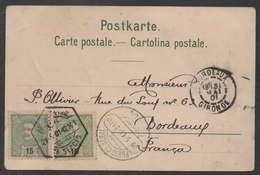PORTUGAL - PORTO / 1901 CARTE POSTALE POUR LA FRANCE  (ref 6794) - Briefe U. Dokumente