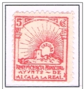 LOTE 2112 B   ///  (C115) GUERRA CIVIL   ALCALA LA REAL ( JAEN )  FESOVI 4  Nuevo Sin Goma - Emisiones Nacionalistas