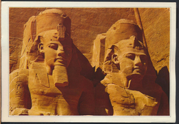 °°° GF223 - EGYPT - ABU SIMBEL - With Stamps °°° - Temples D'Abou Simbel