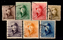 Belgio-169 - 1919-20: Valori Della Serie Yvert & Tellier N. 165-175 (o) Used - Senza Difetti Occulti. - 1919-1920  Re Con Casco