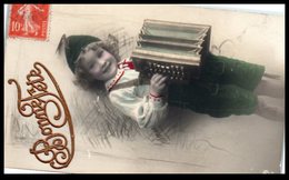 Enfant - Fantaisie - Musique Accordéon - Bonne Fête - Collections, Lots & Séries